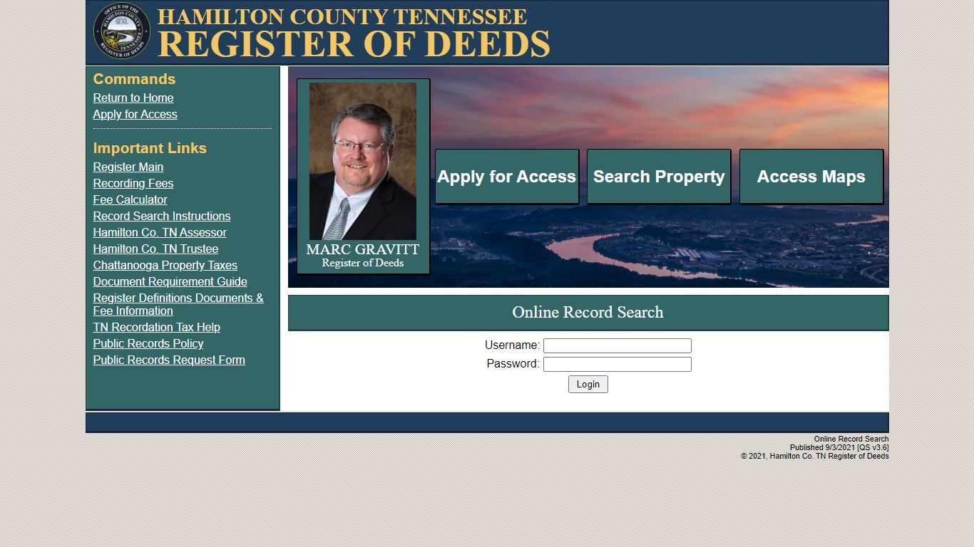 Hamilton Co. TN Register of Deeds